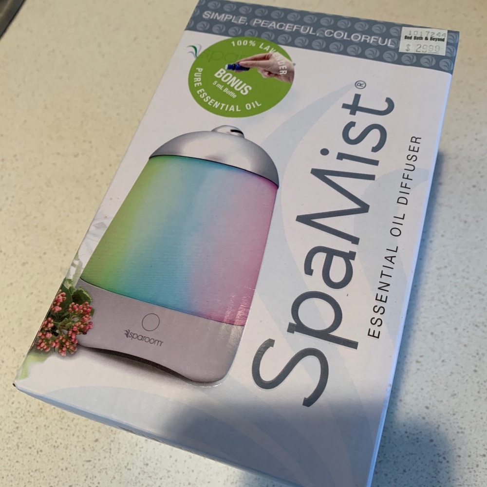NWT - SpaMist Essential Oil Diffuser - Picture 4 of 5